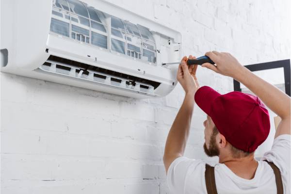 Air conditioning repairman